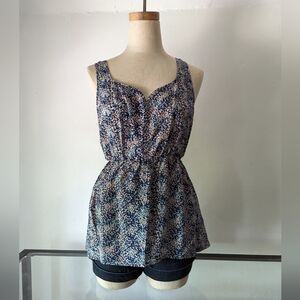 Silk Cinched Waist Blouse